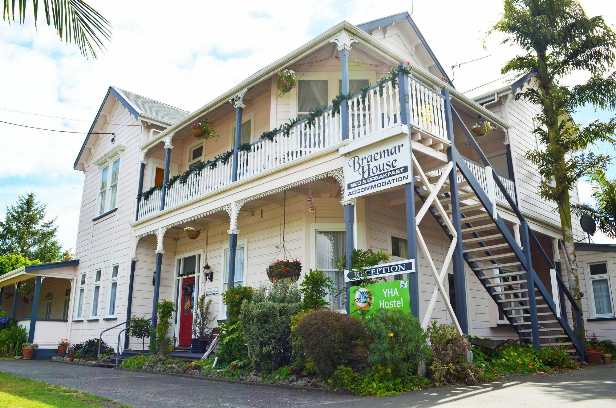 Braemar House B&B And Yha Hostel Whanganui Exteriör bild